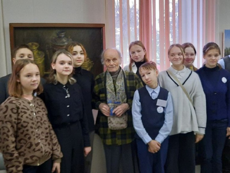 Выставка, посвященная 90-летию художника Петра Рудина.